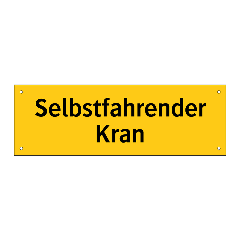 Selbstfahrender Kran