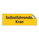 Selbstfahrender Kran