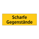 Scharfe Gegenstände