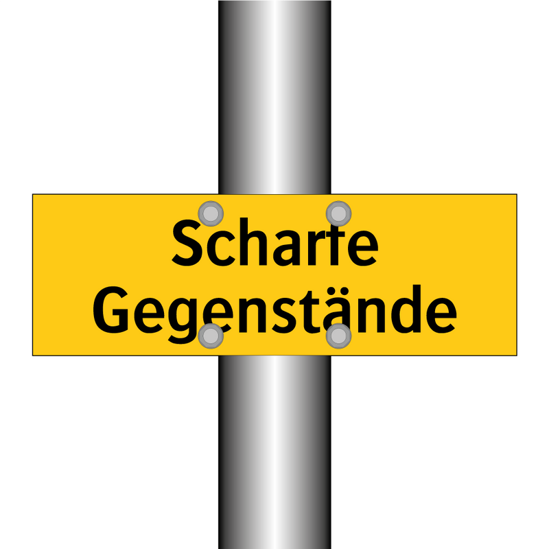 Scharfe Gegenstände