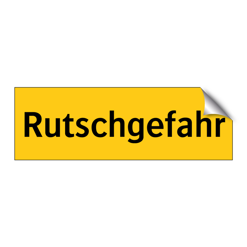 Rutschgefahr