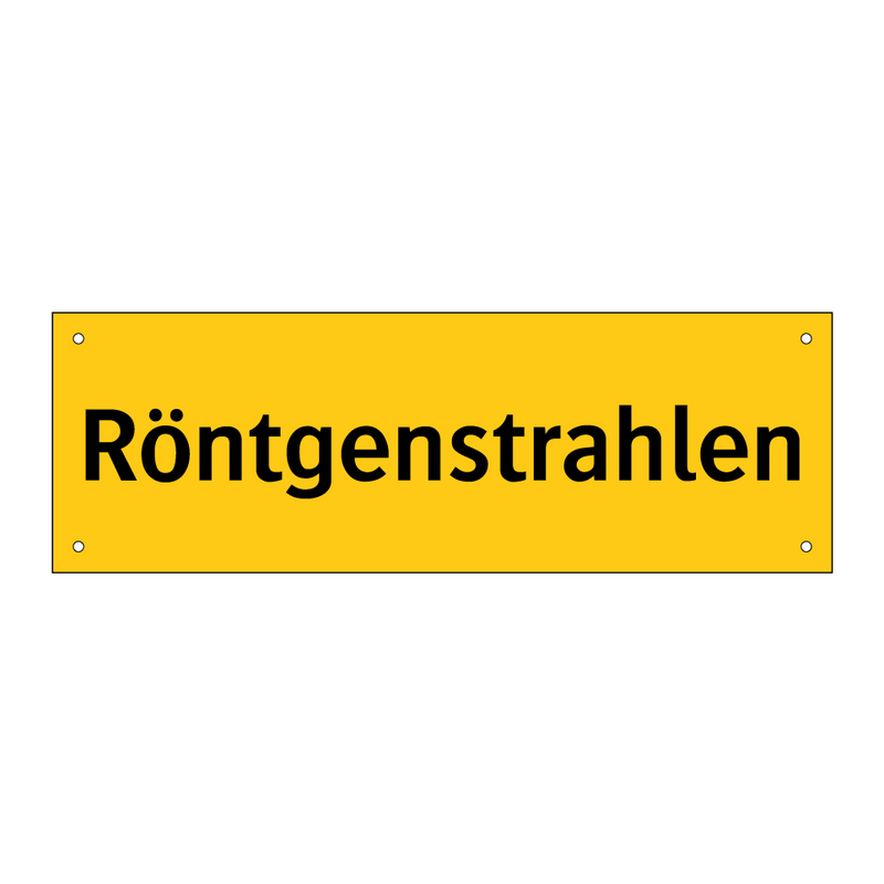 Röntgenstrahlen