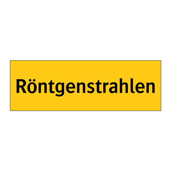 Röntgenstrahlen