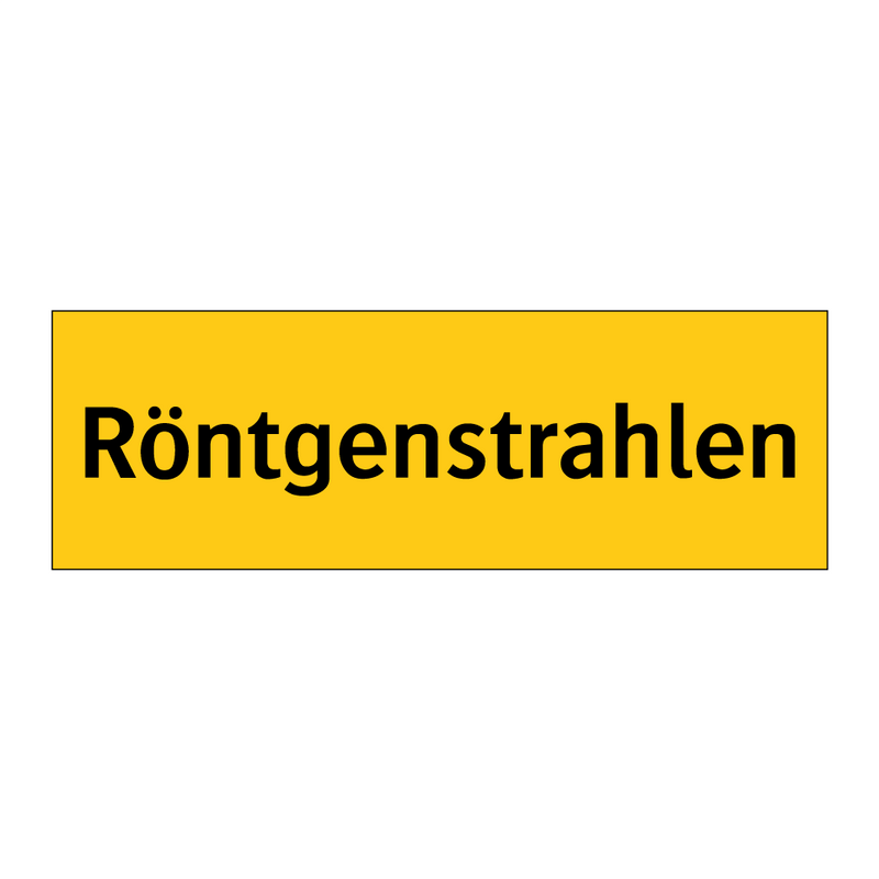 Röntgenstrahlen
