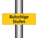 Rutschige Stufen