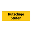 Rutschige Stufen
