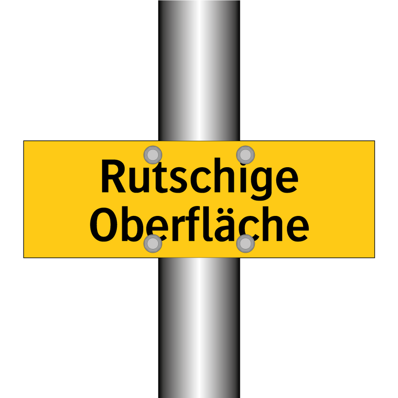 Rutschige Oberfläche