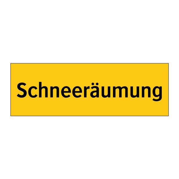 Schneeräumung