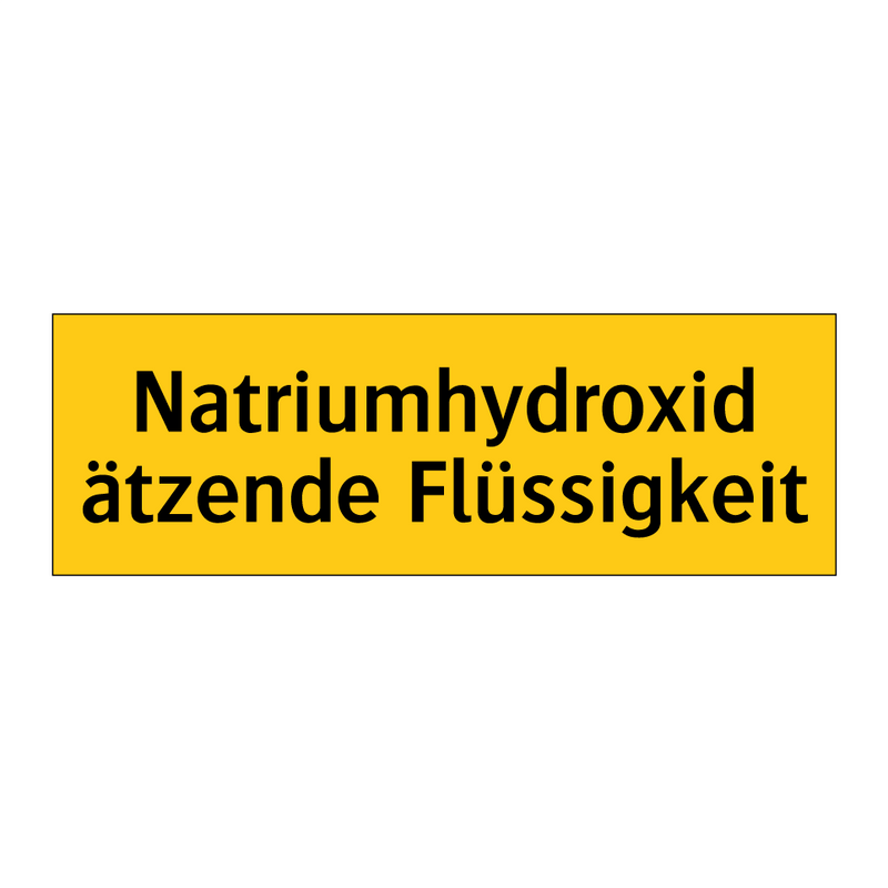 Natriumhydroxid ätzende Flüssigkeit