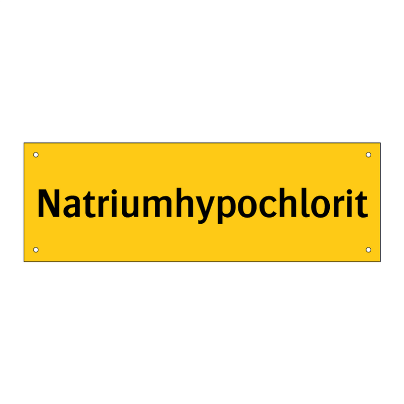 Natriumhypochlorit