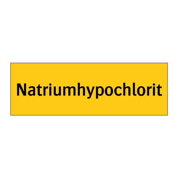 Natriumhypochlorit