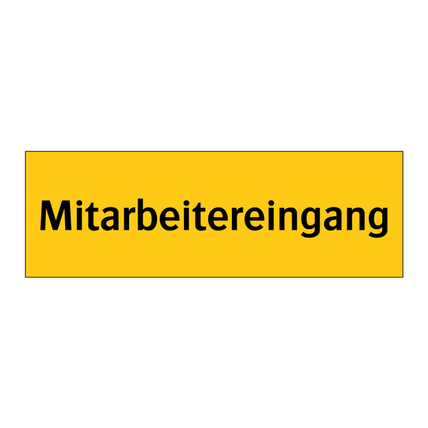 Mitarbeitereingang