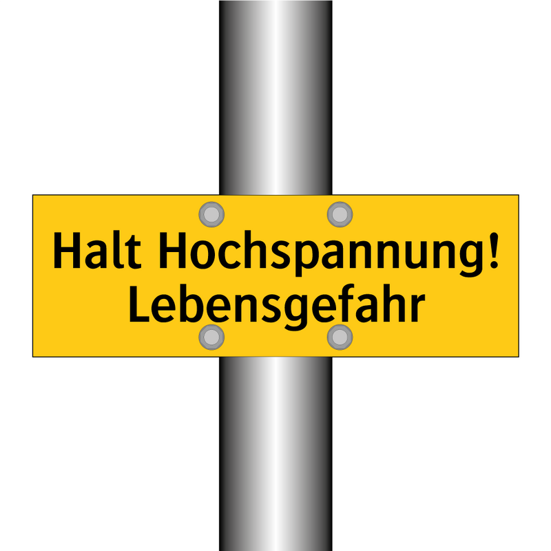 Halt Hochspannung! Lebensgefahr