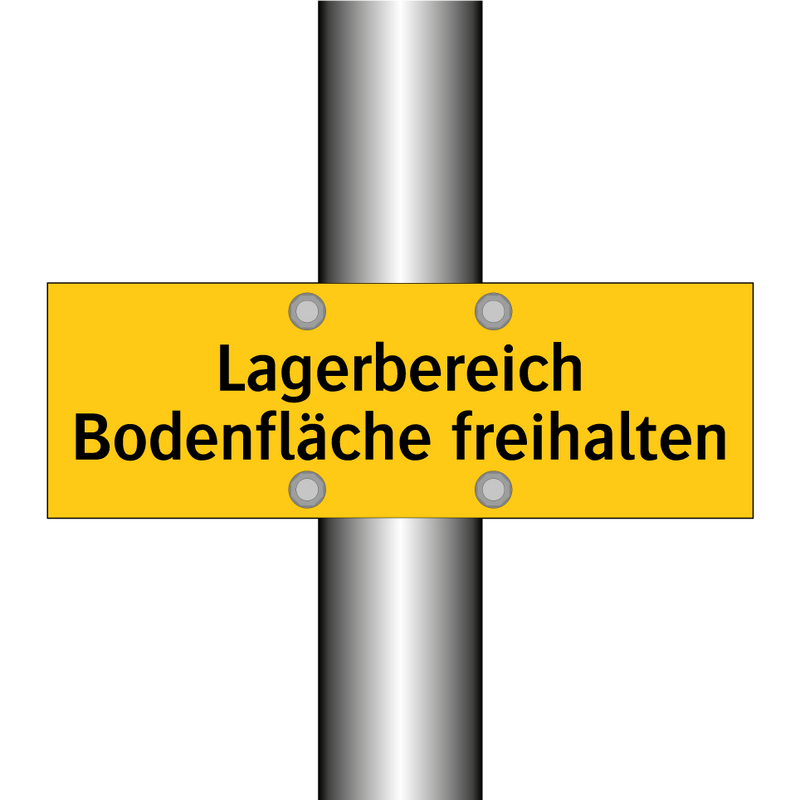 Lagerbereich Bodenfläche freihalten