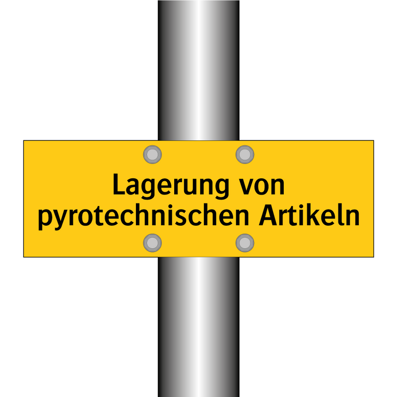 Lagerung von pyrotechnischen Artikeln