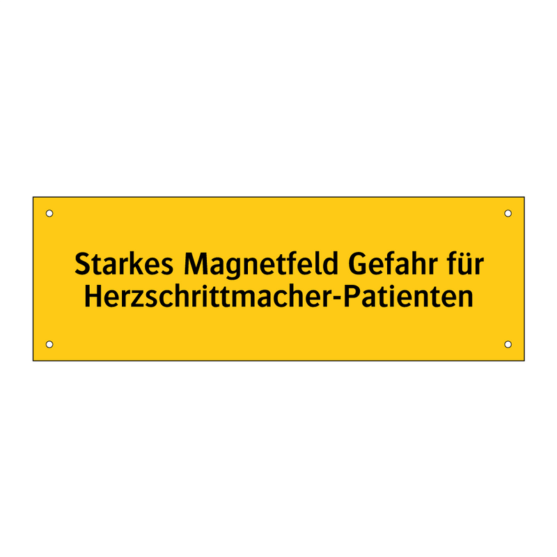 Starkes Magnetfeld Gefahr für Herzschrittmacher-Patienten