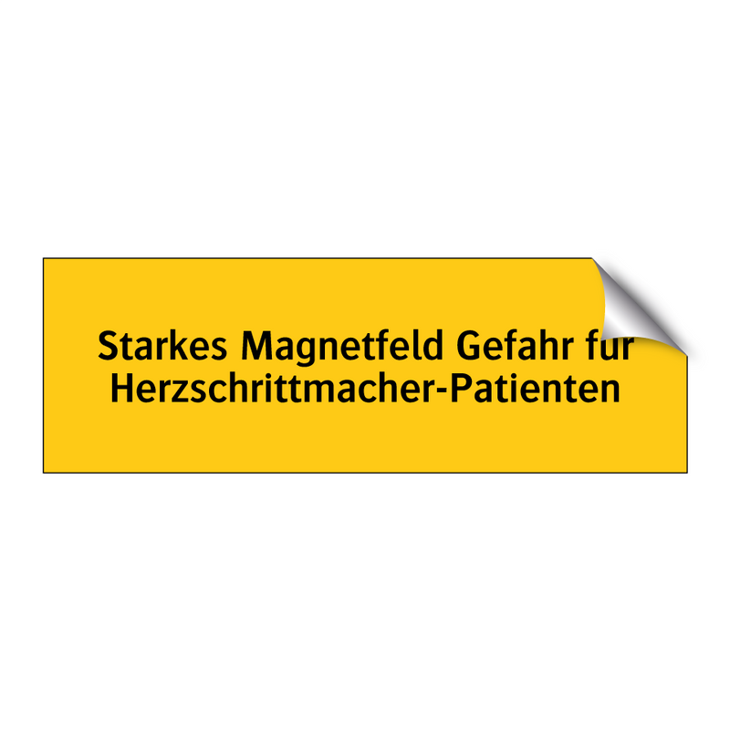 Starkes Magnetfeld Gefahr für Herzschrittmacher-Patienten