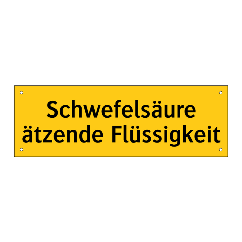 Schwefelsäure ätzende Flüssigkeit