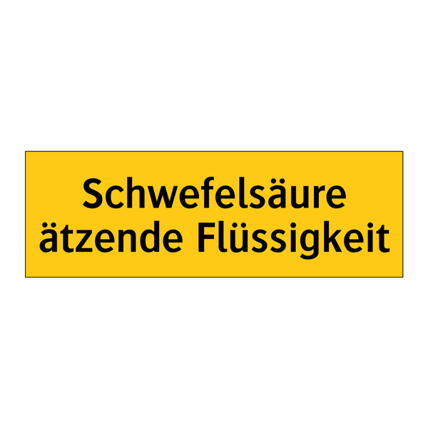 Schwefelsäure ätzende Flüssigkeit