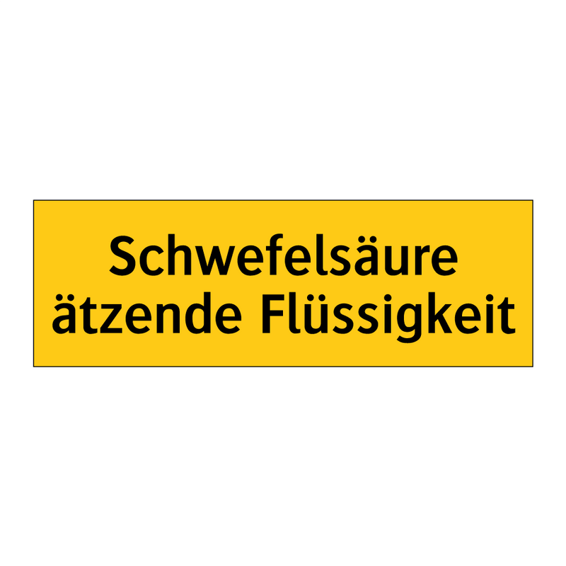 Schwefelsäure ätzende Flüssigkeit