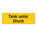 Tank unter Druck