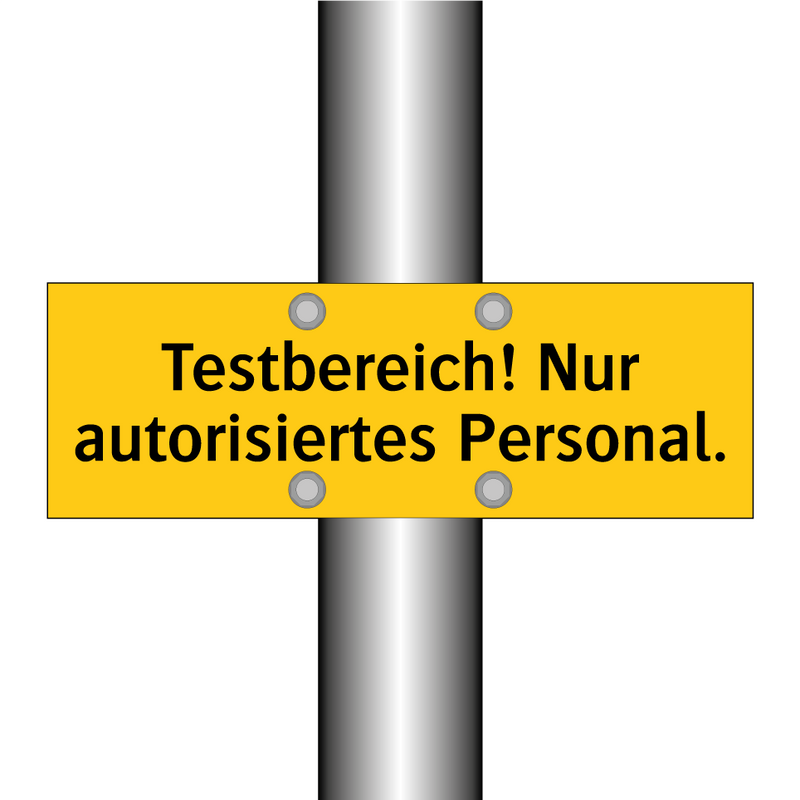 Testbereich! Nur autorisiertes Personal.