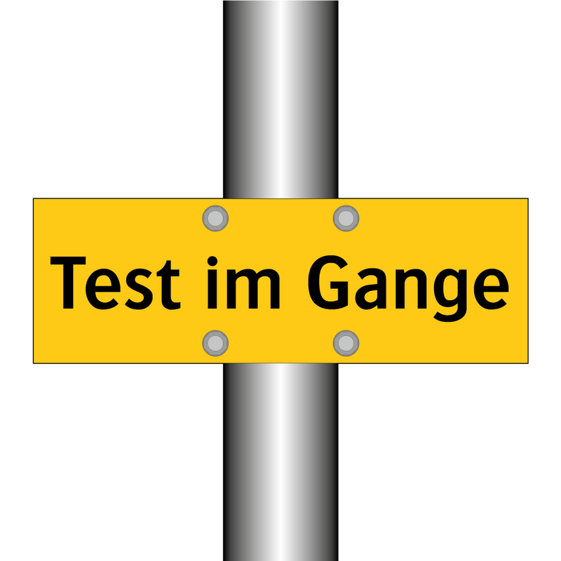 Test im Gange