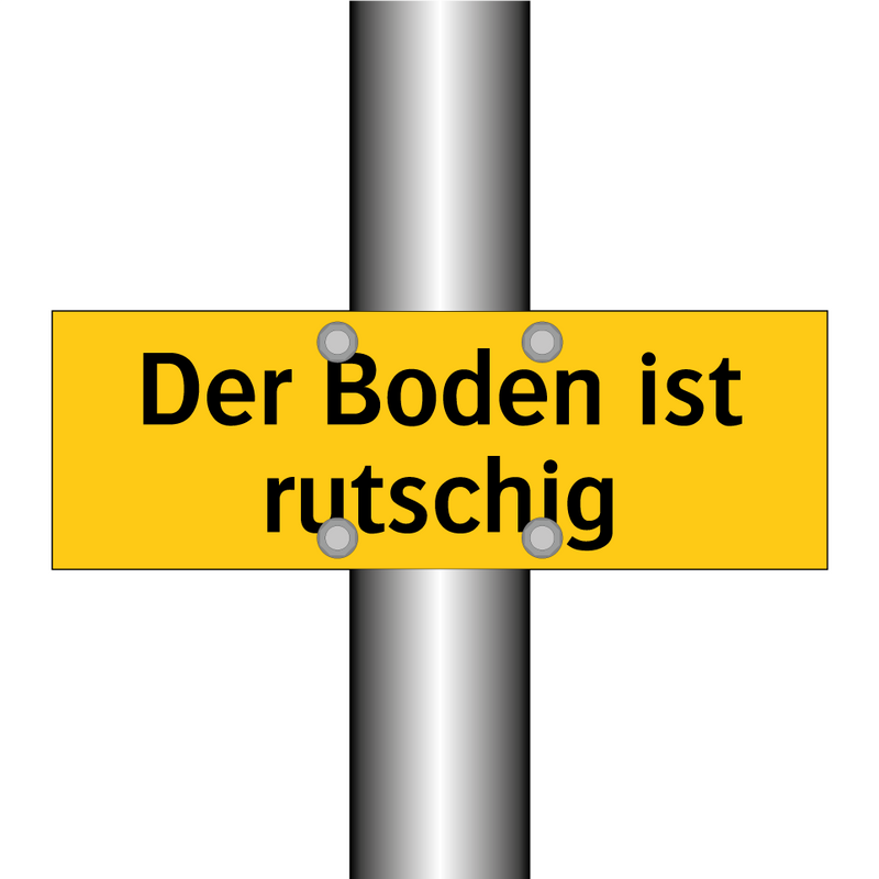 Der Boden ist rutschig