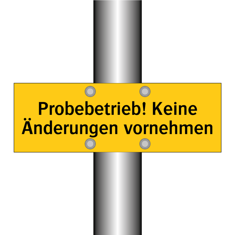 Probebetrieb! Keine Änderungen vornehmen