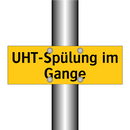 UHT-Spülung im Gange