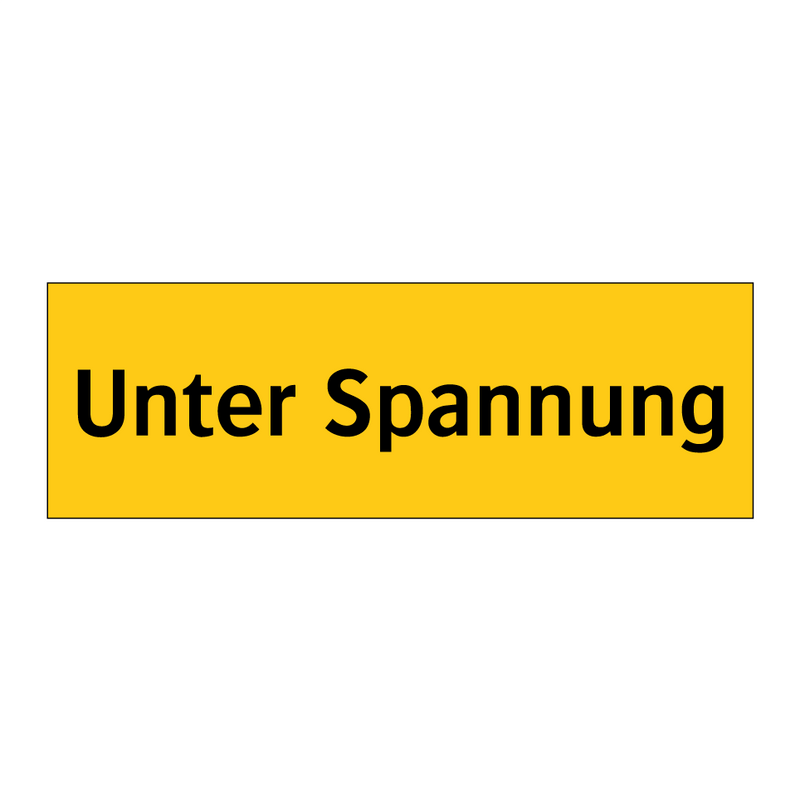 Unter Spannung