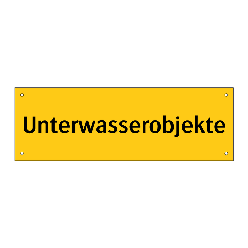 Unterwasserobjekte