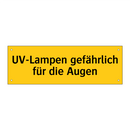 UV-Lampen gefährlich für die Augen