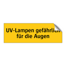 UV-Lampen gefährlich für die Augen