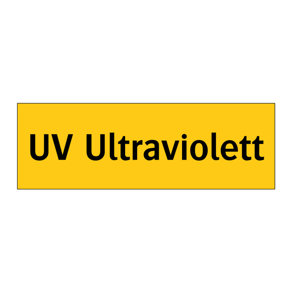 UV Ultraviolett