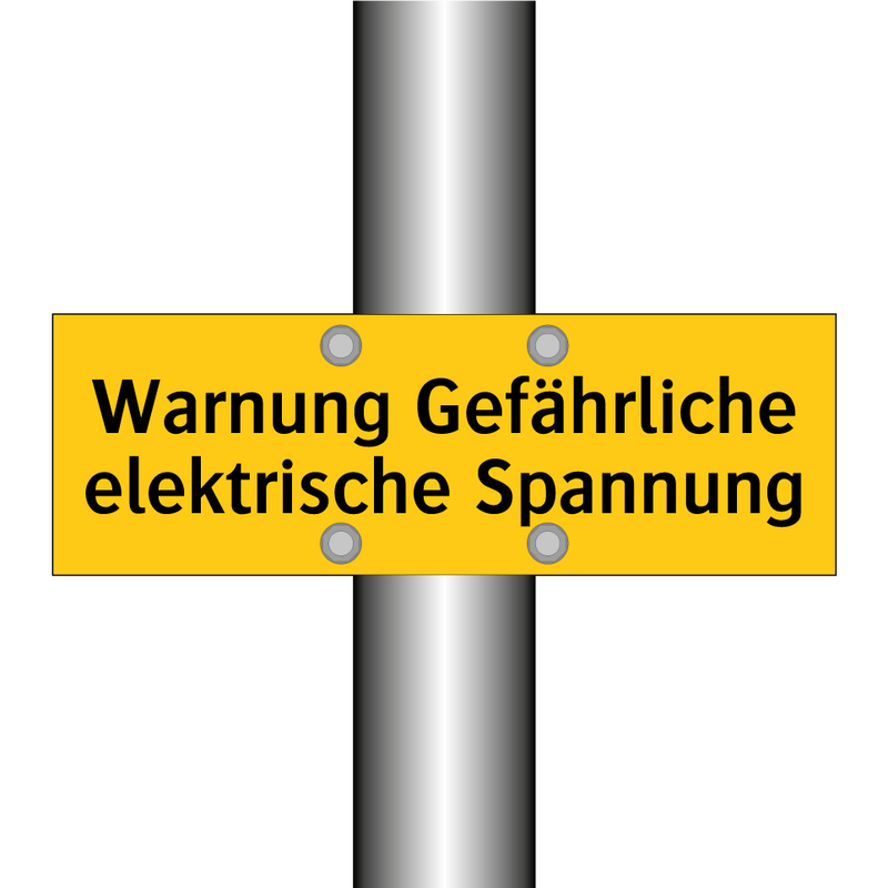 Warnung Gefährliche elektrische Spannung