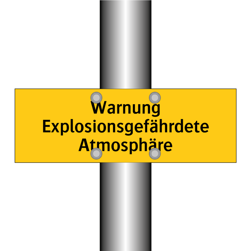 Warnung Explosionsgefährdete Atmosphäre