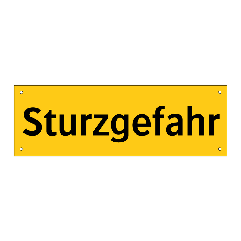 Sturzgefahr