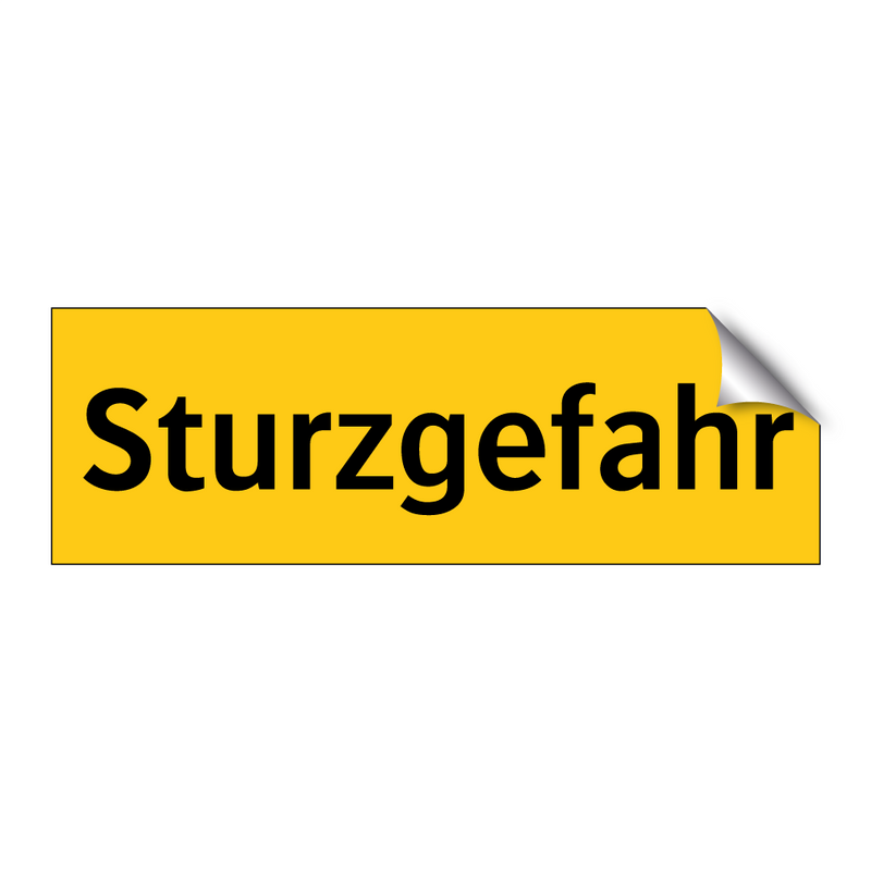 Sturzgefahr