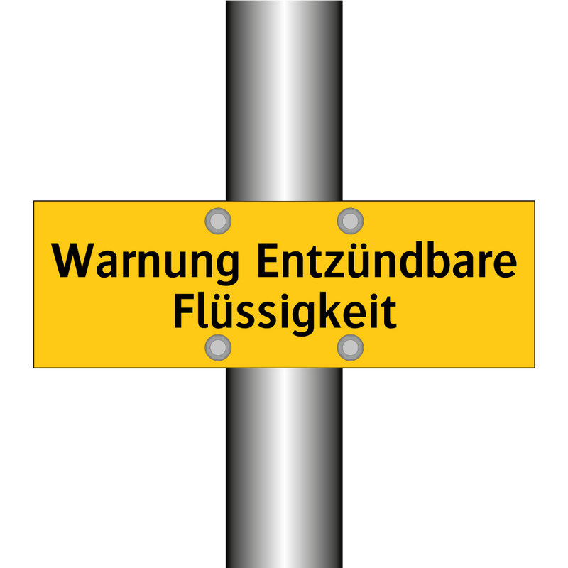 Warnung Entzündbare Flüssigkeit