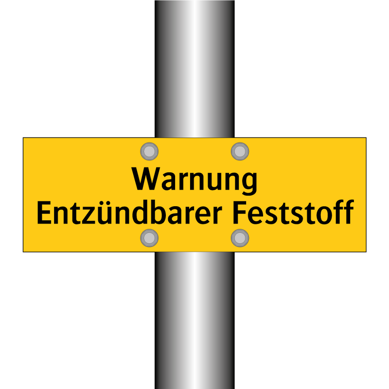 Warnung Entzündbarer Feststoff