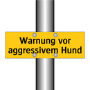 Warnung vor aggressivem Hund