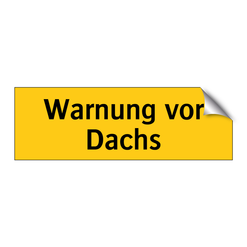 Warnung vor Dachs