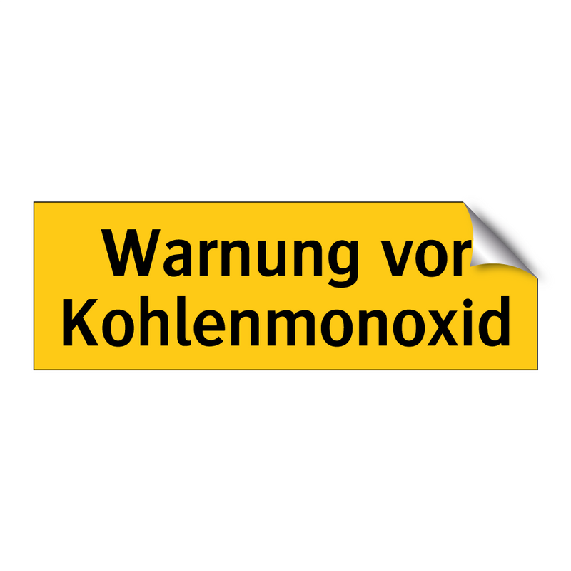 Warnung vor Kohlenmonoxid