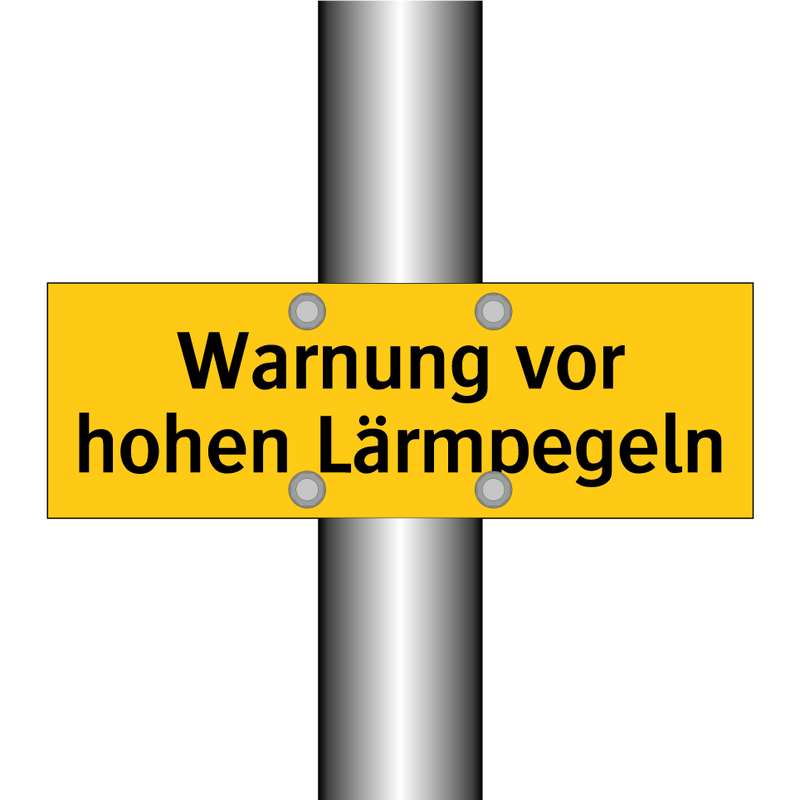 Warnung vor hohen Lärmpegeln