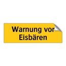 Warnung vor Eisbären