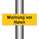 Warnung vor Haien