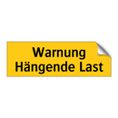 Warnung Hängende Last