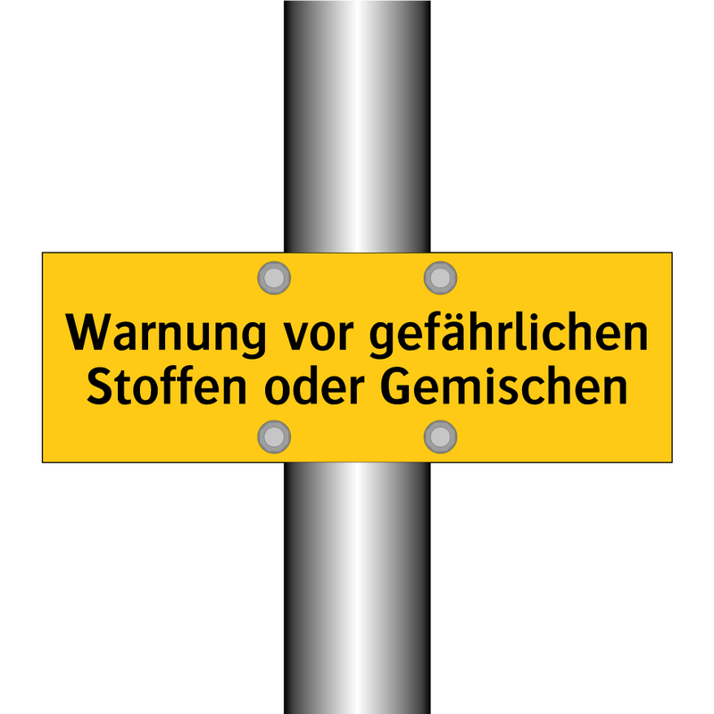 Warnung vor gefährlichen Stoffen oder Gemischen