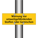 Warnung vor umweltgefährdenden Stoffen oder Gemischen